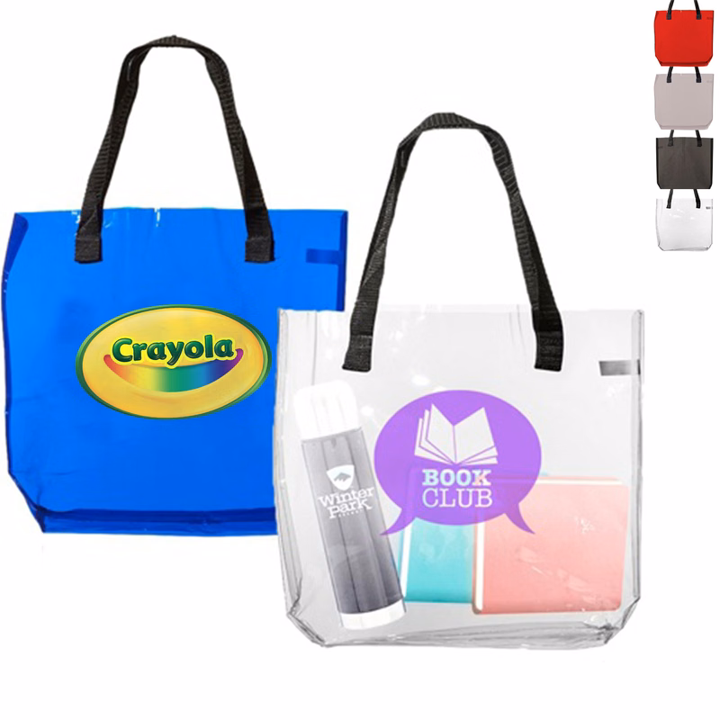 Classic Transparent Beach Tote bag w/ Handles