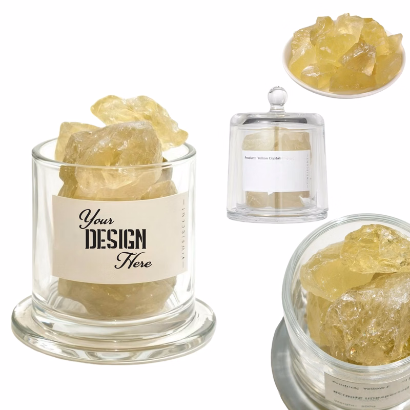 Natural Brazilian Crystal Aroma Diffuser Stone w/Jar