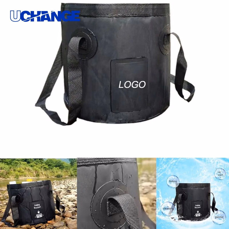 Collapsible Bucket Water Container 12L Portable for Camping & Outdoor Use