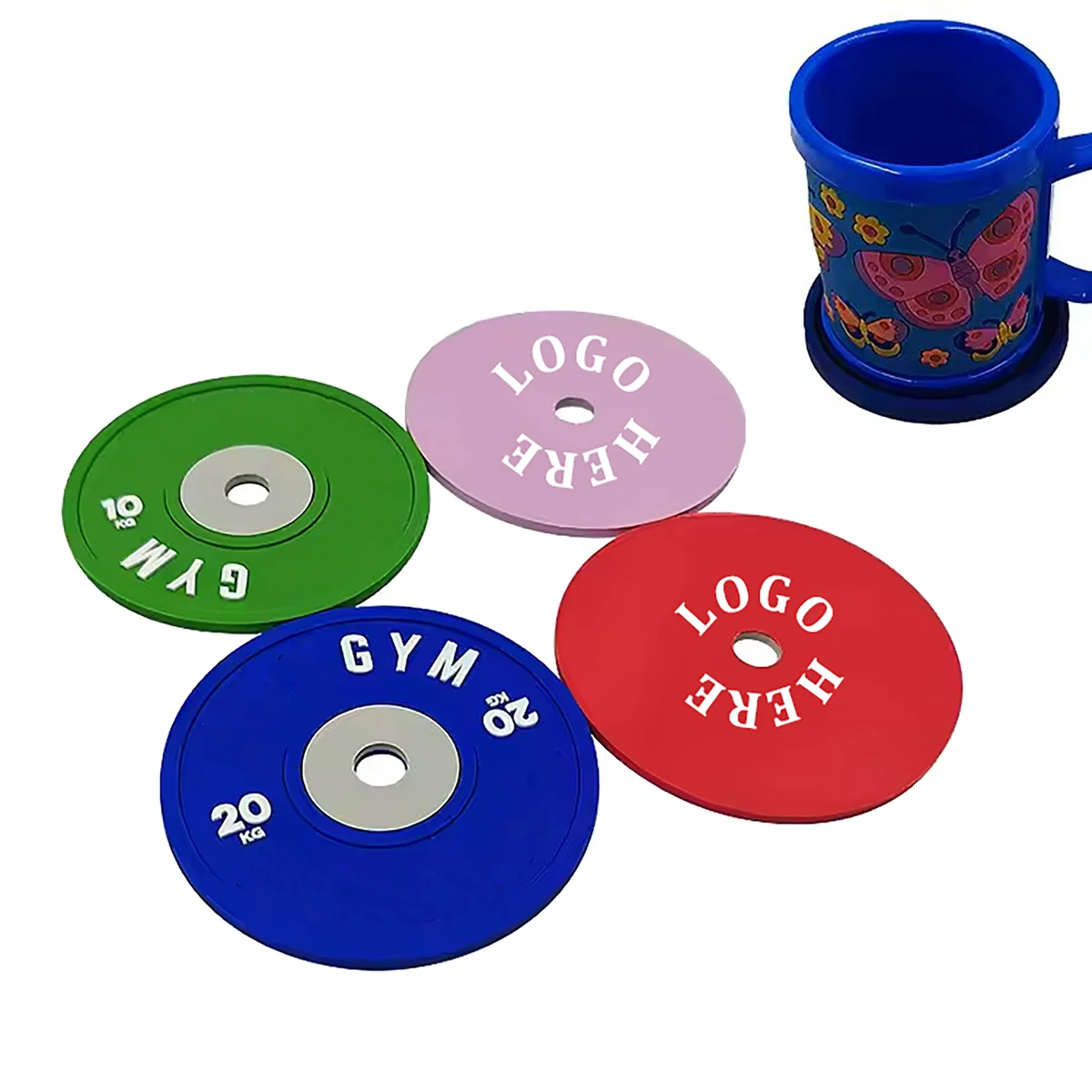 PVC Rubber Coasters for Drinks 1