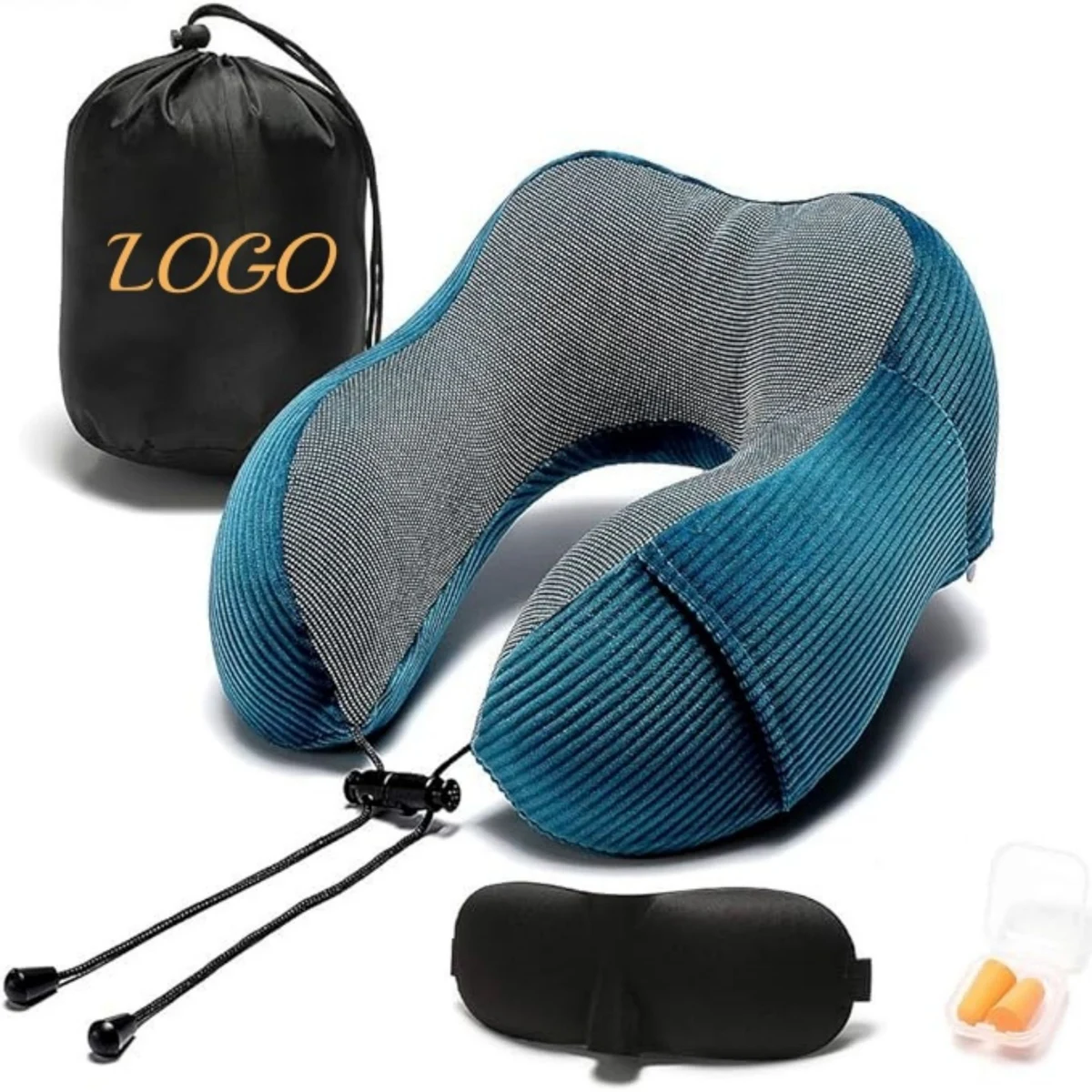 Memory Foam Neck Pillow With 360-Degree Head Support 1