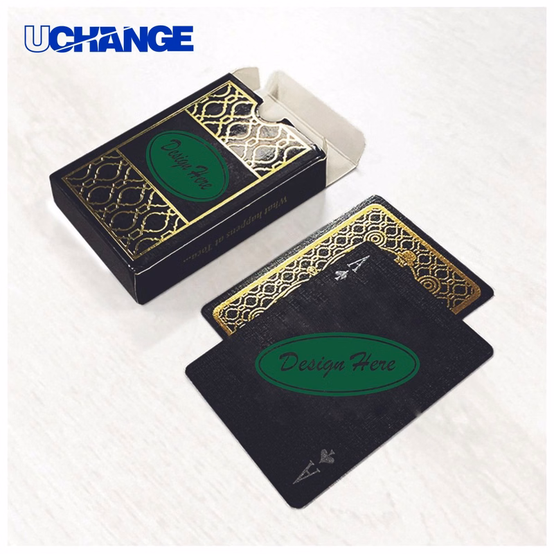 Reliable Gold Foil Stamped Poker Cards