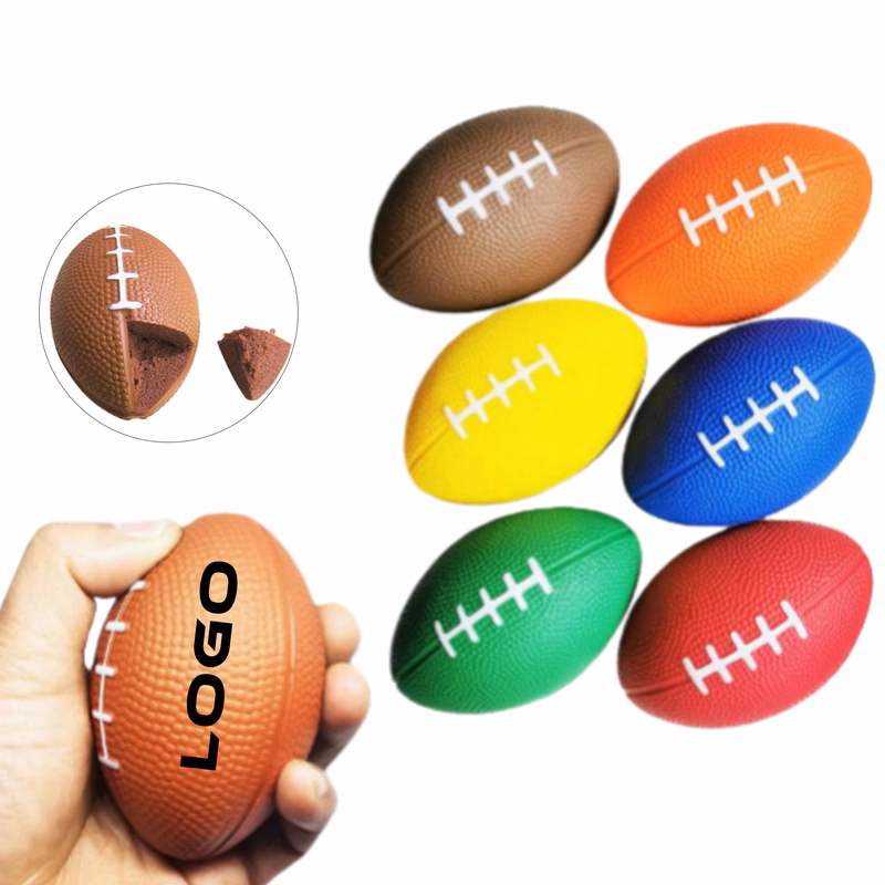 Mini PU Foam Rugby Stress Relief Ball American Football Toy