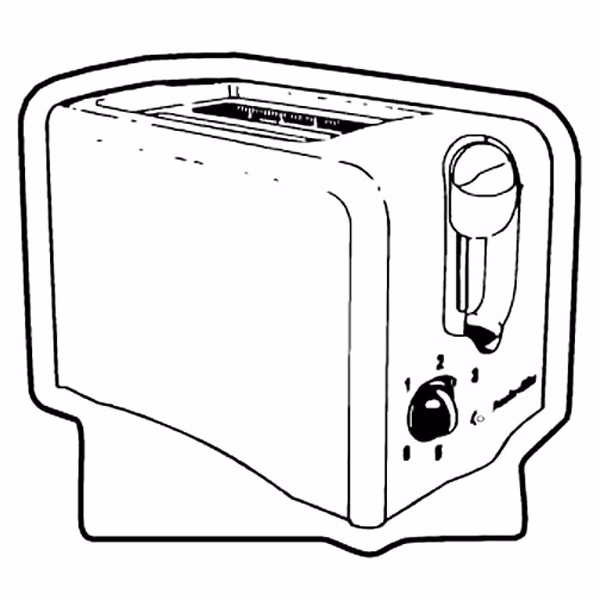 Magnet - Toaster - Full Color