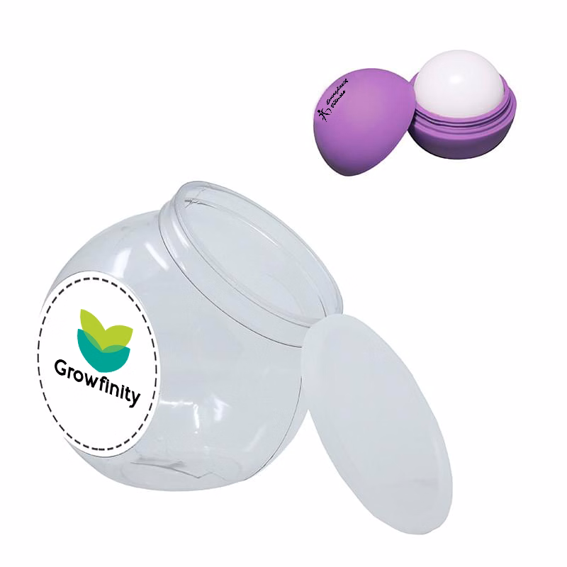 Large Fish Bowl with Yummy Lip Balm