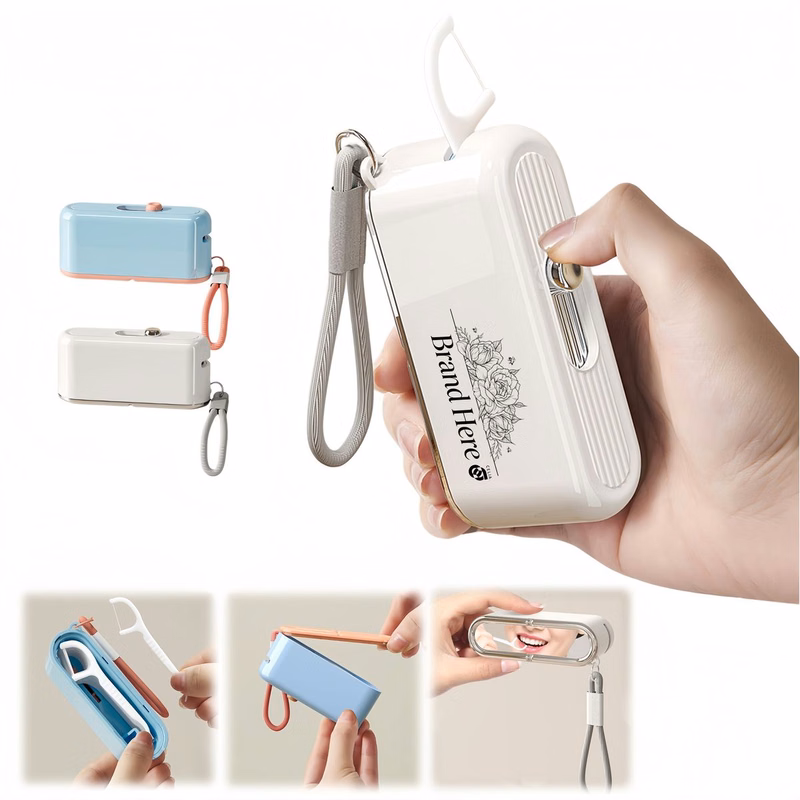 Automatic Dental Floss Dispenser Portable Floss Case