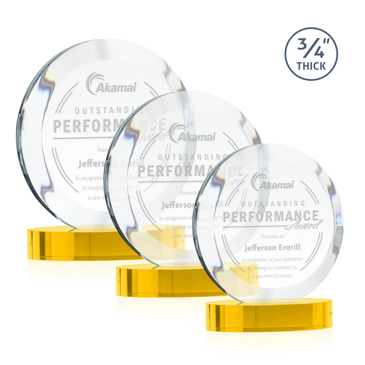 Gibralter Award on Alberton Base - Gold 1