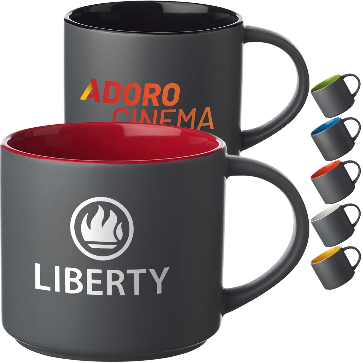 16 oz. Matte Stackable Ceramic Mug 1