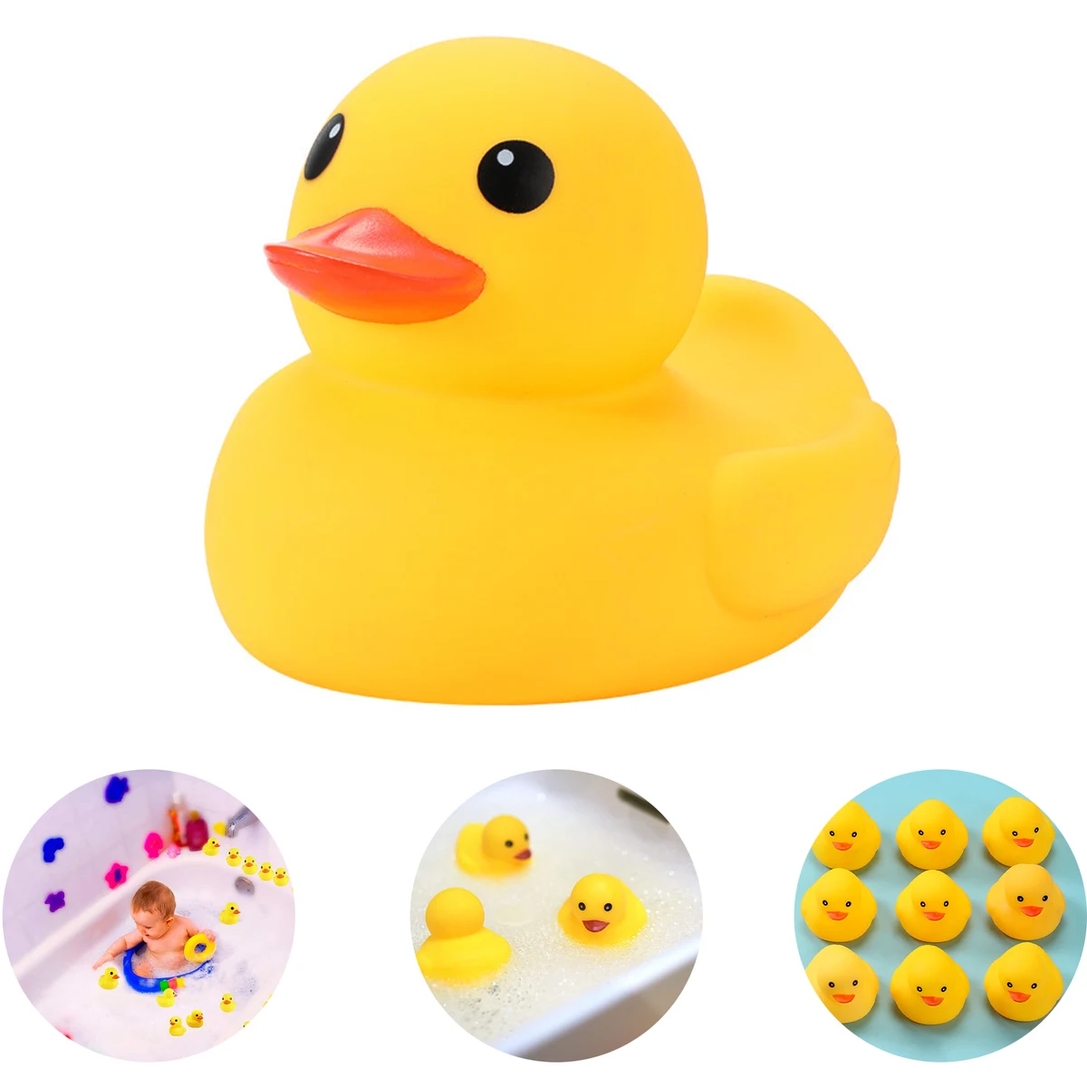 Preschool Bath Toys Bathtub Floating Squeaky Duckies 1