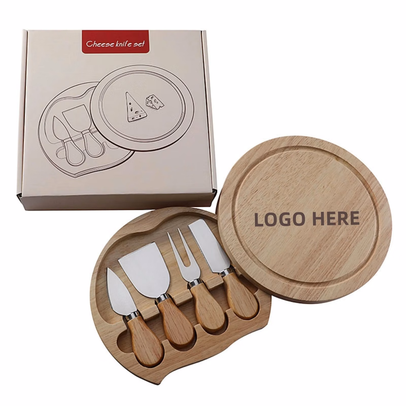 Cheese Knives Set with Wooden Handle