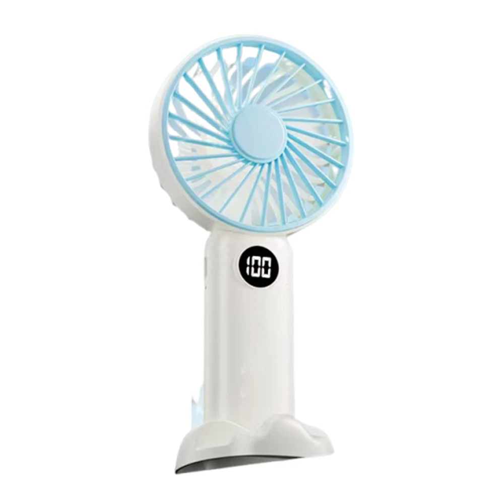 Color-Blocking Digital Mini Fan 1
