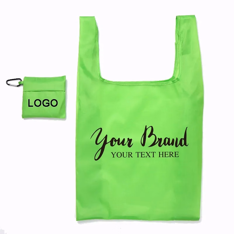 Folding Tote in a Carabiner Pouch