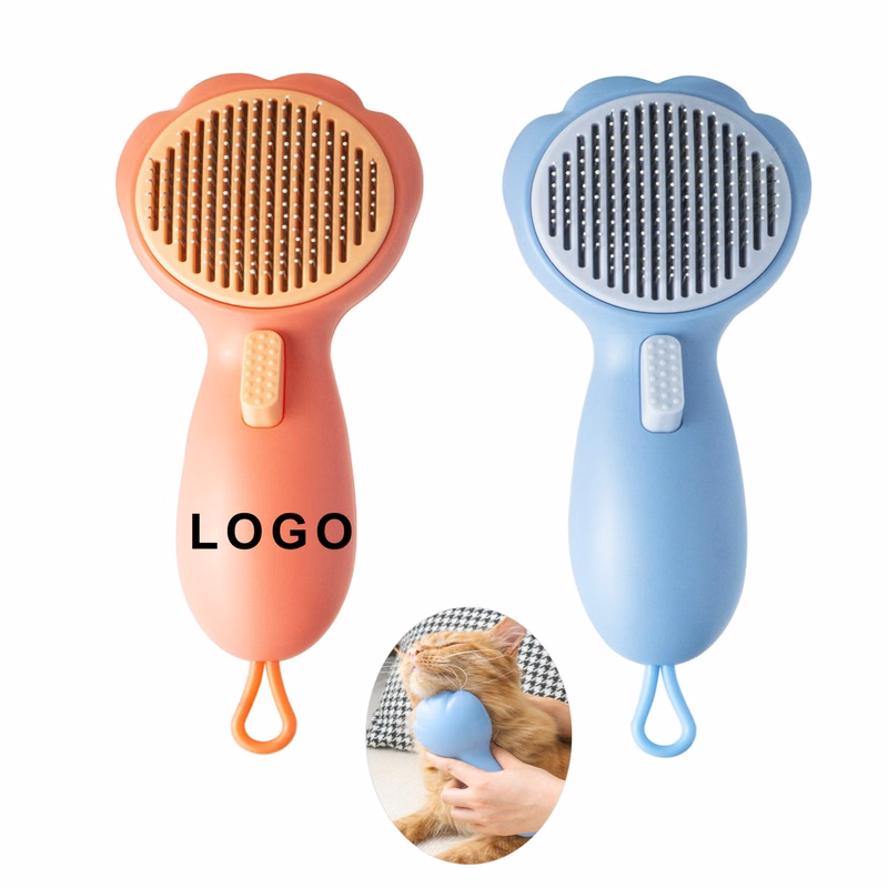 Self Cleaning Slicker Massage Brush for Pet (direct import)