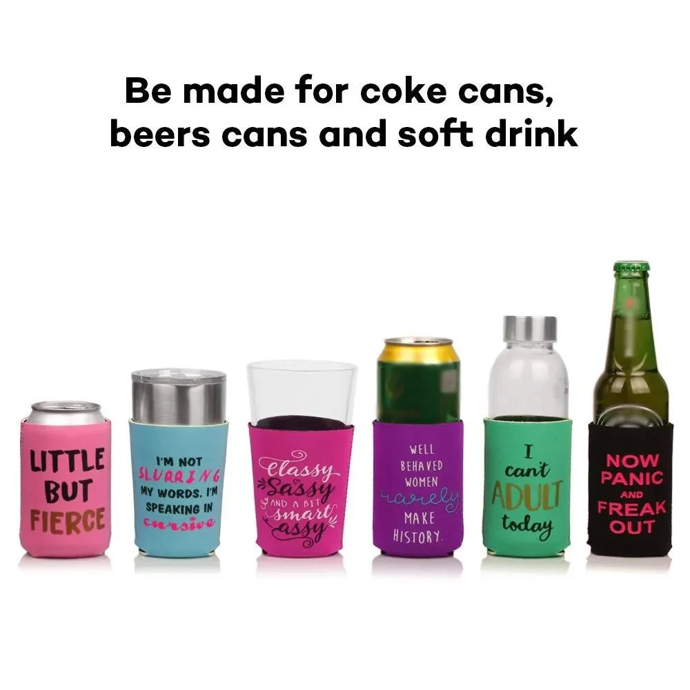 12oz Neoprene Collapsible Can Cooler Holder 1