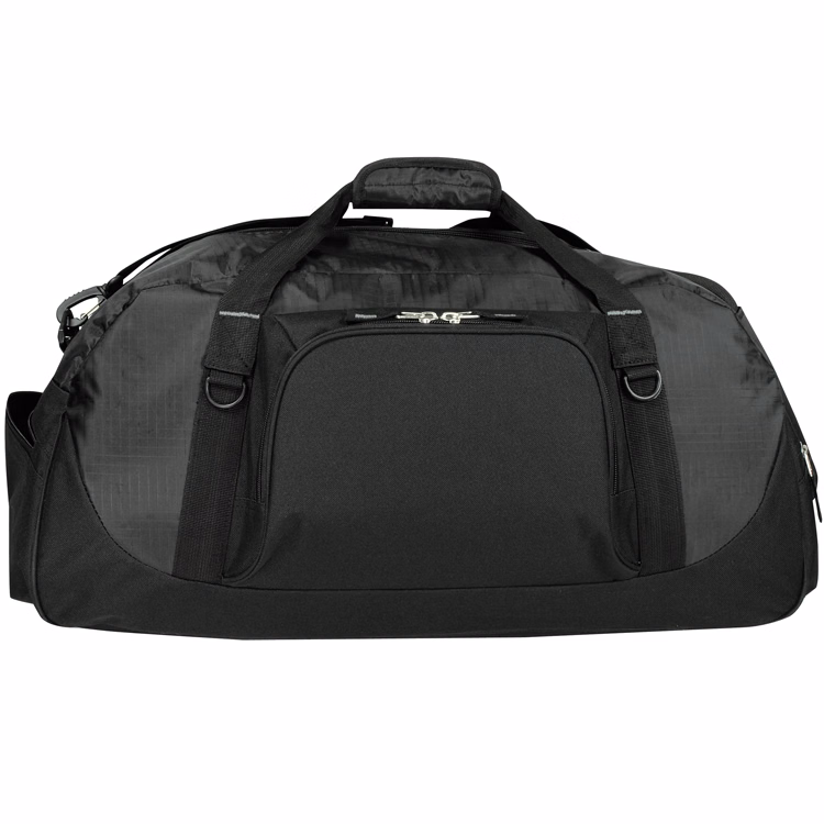 Polyester with Ripstop Nylon Piggy Back Duffel Bag with Shoe Storage