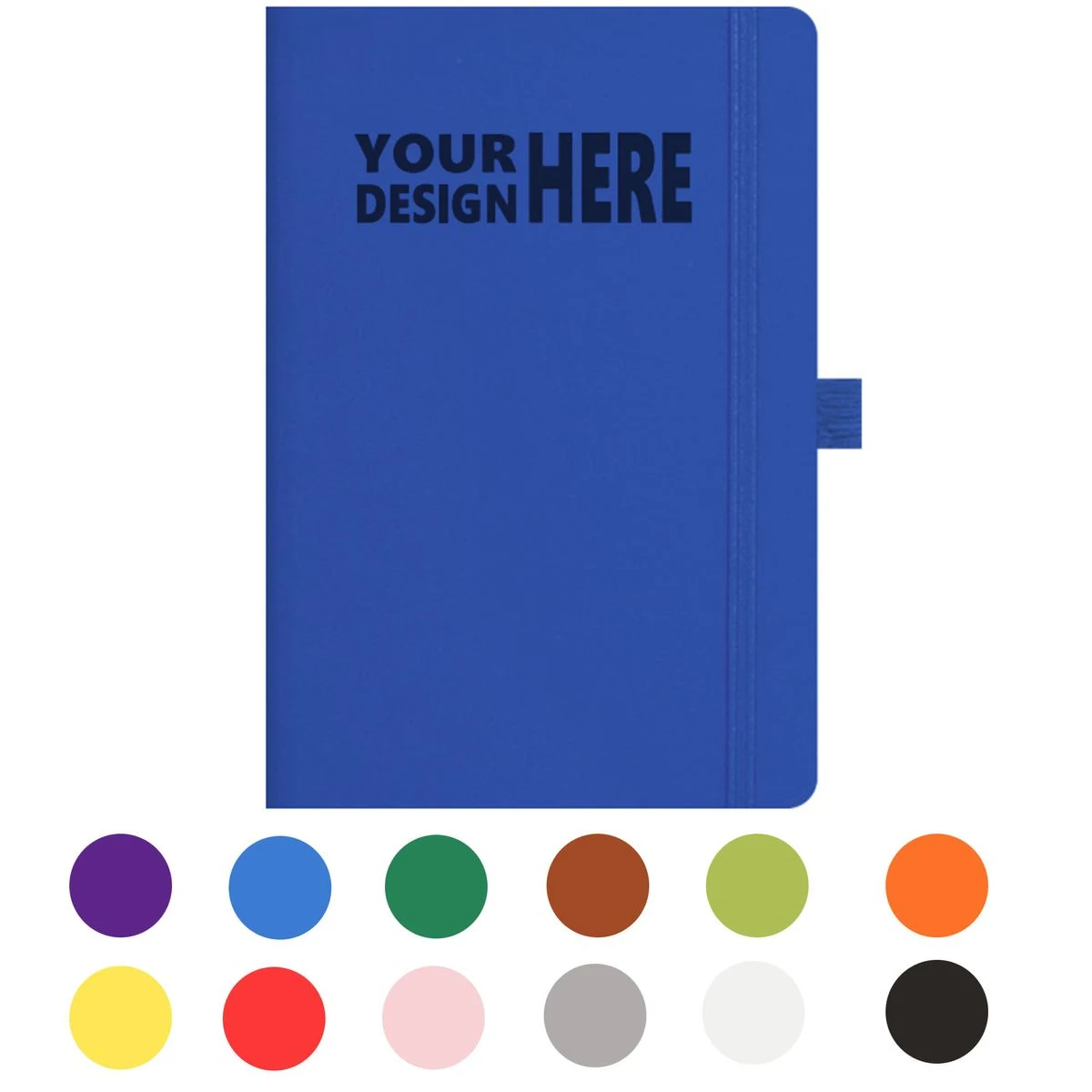A6 Pu Pocket Notebook With Elastic Band 1