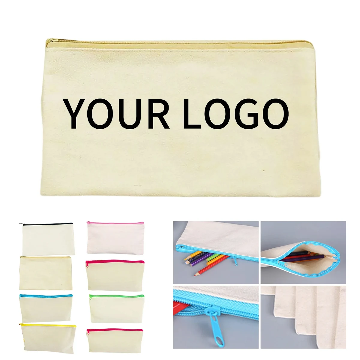 Canvas Cosmetic Bag 1