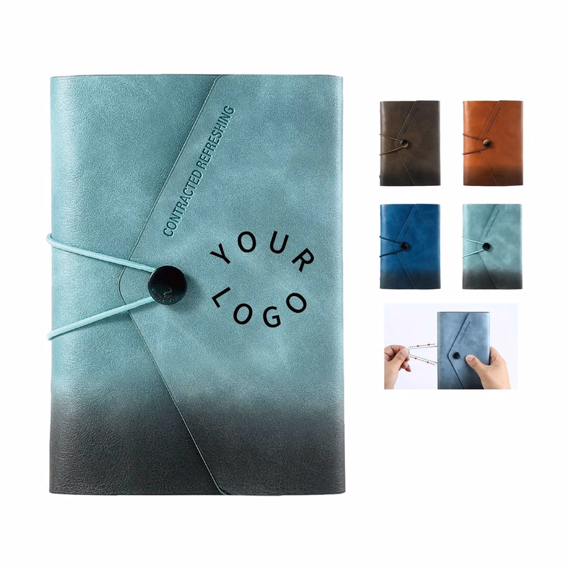 PU Leather Notebook with Stylish Compact Writing Pages