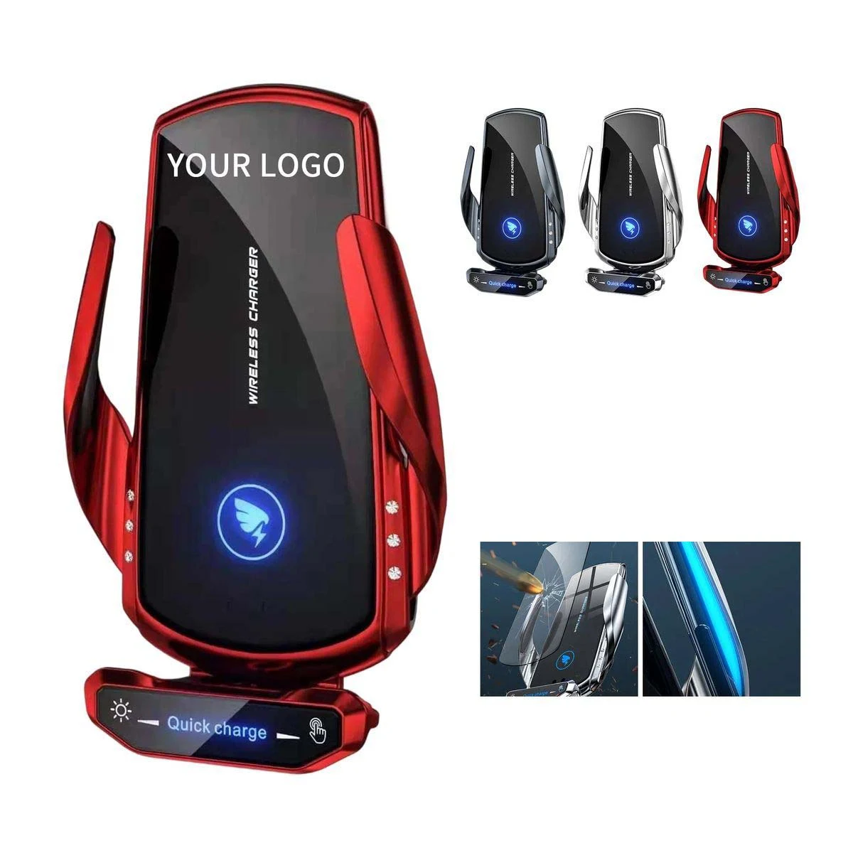 Car Phone Mount with Scratch Resistant Silicone 1