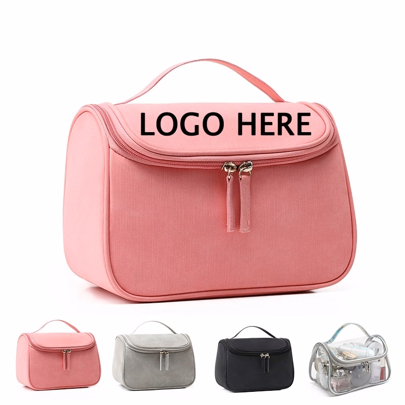 PU Travel Toiletry Organizer Bag & Makeup Cosmetic Handbag