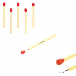 Matches Shaped Pen With Flashlight
