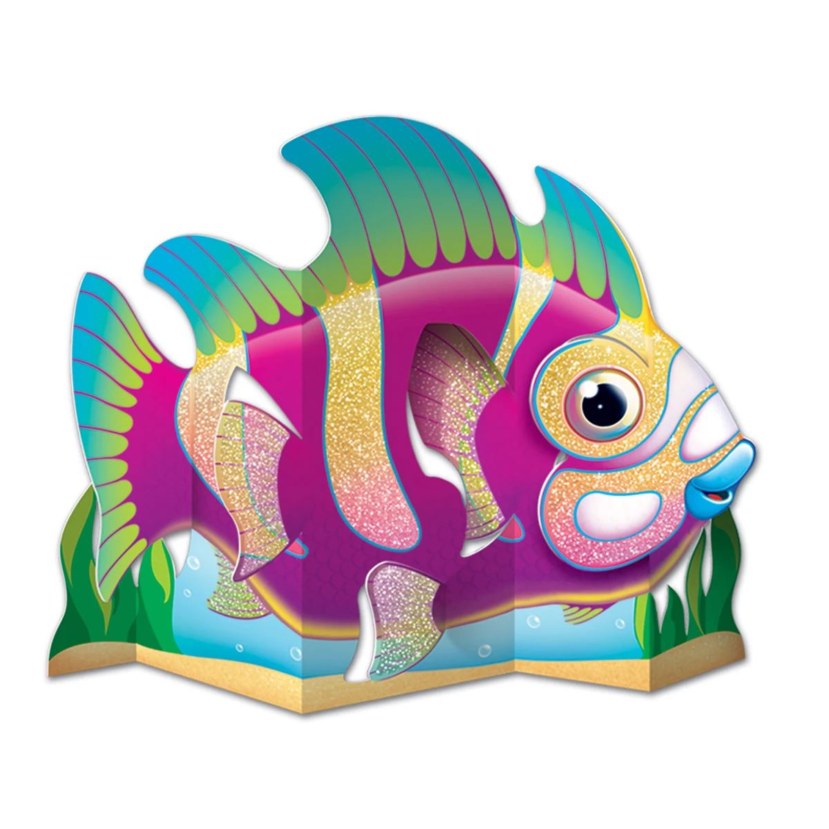 Glittered Fish Centerpiece 1