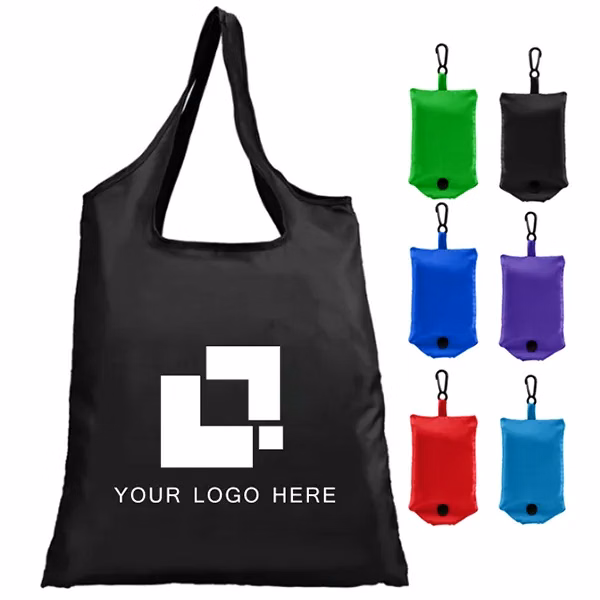 Recycled PET Folding Tote in a Pouch