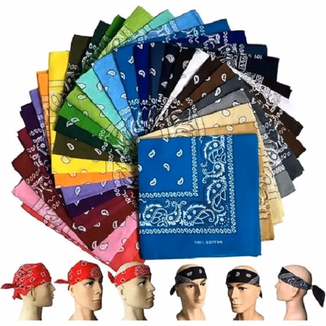 Custom Cotton Printed Bandana