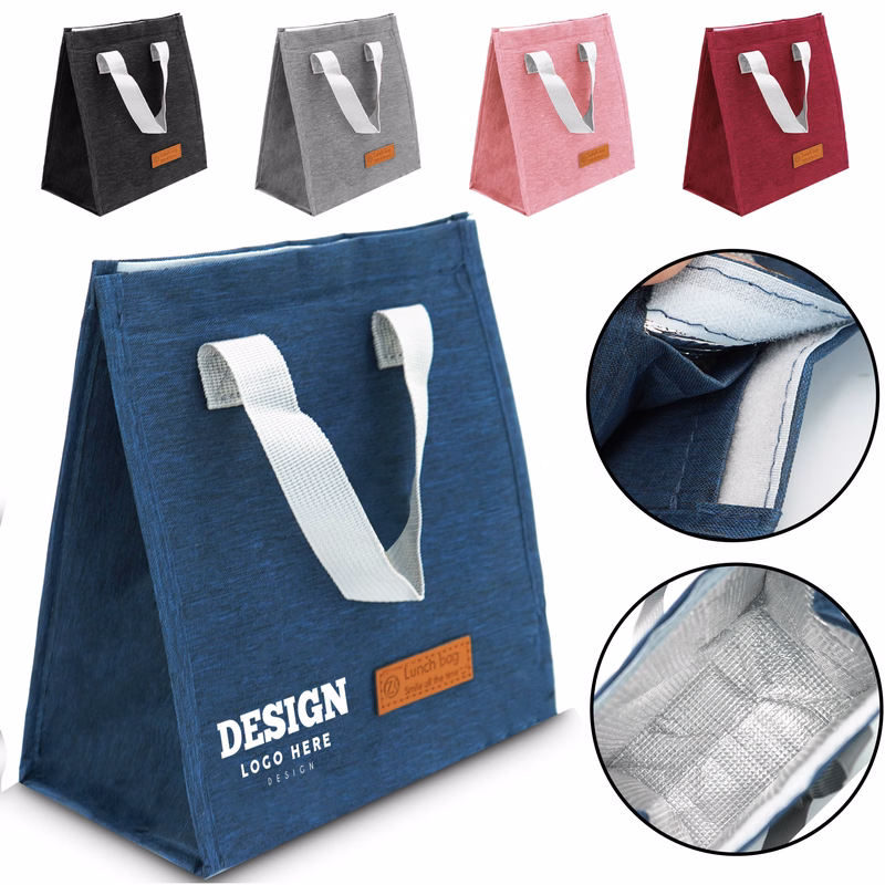 Oxford Cloth Lunch Bag Capacity Insulated Aluminum Foil