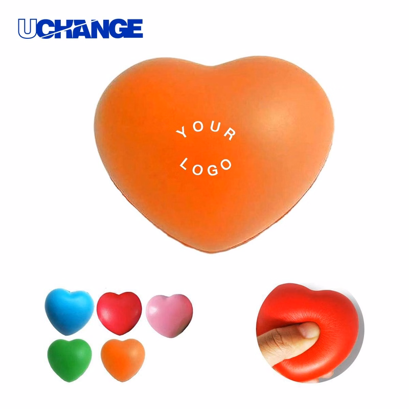 Valentine Heart Stress Toy Ball for Parties and Gifts