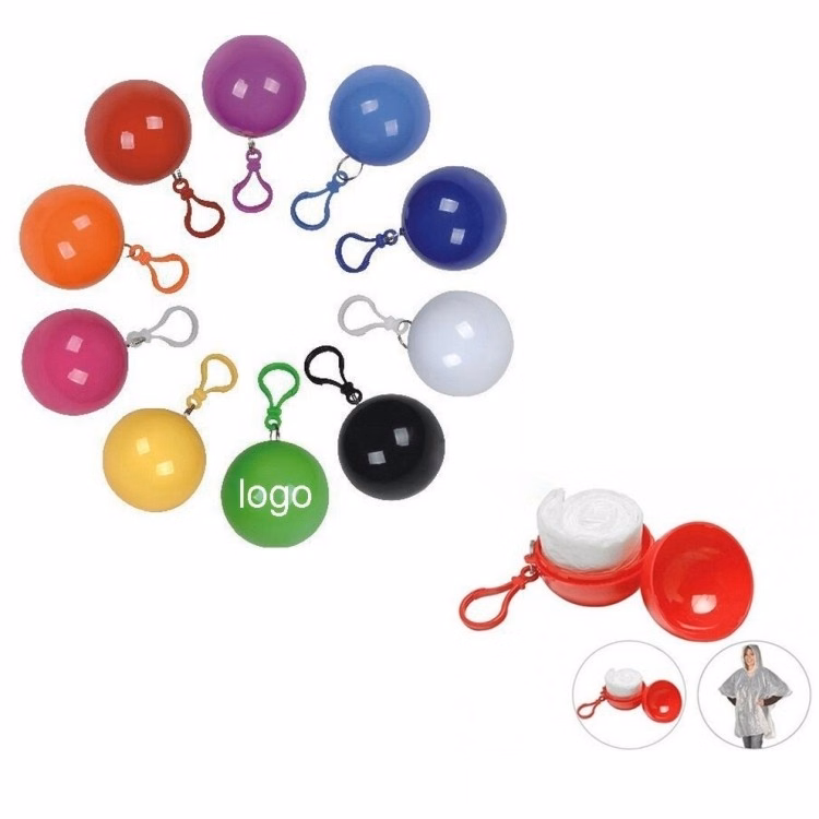 Portable Rain Poncho Ball