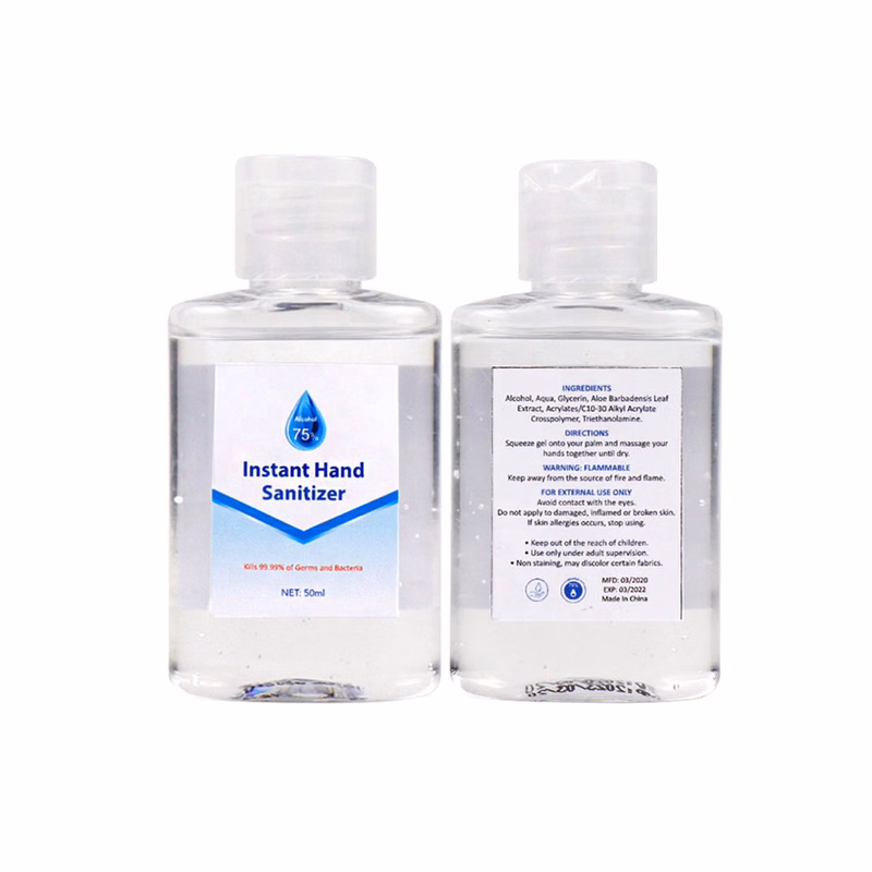Clear Bottle Hand Sanitizer