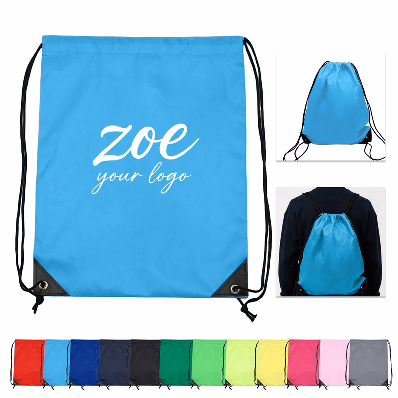 Polyester Drawstring Bag Gym Backpacks
