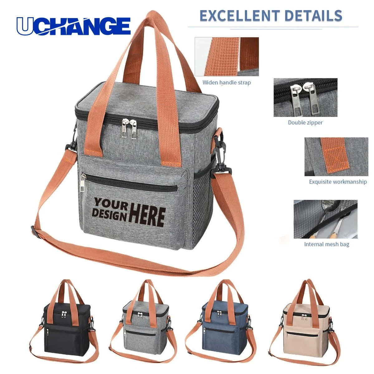 Leakproof Crossbody Lunch Cooler Bag 1