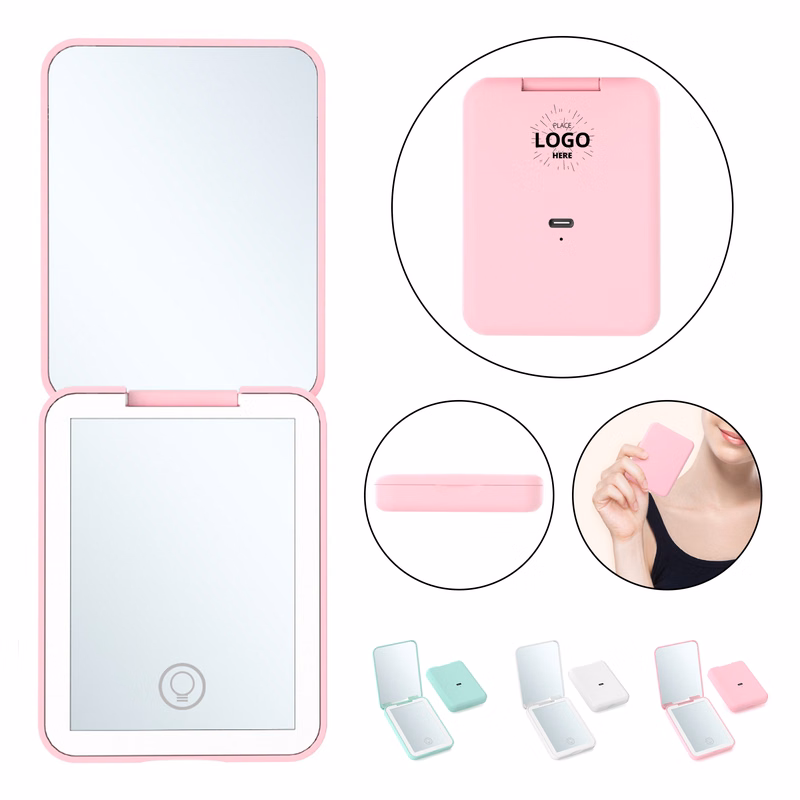 Compact LED Makeup Mirror