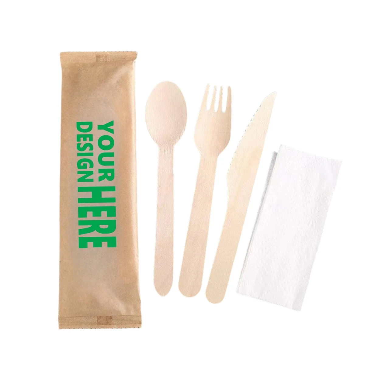 Eco-Friendly Wooden Cutlery Set 1