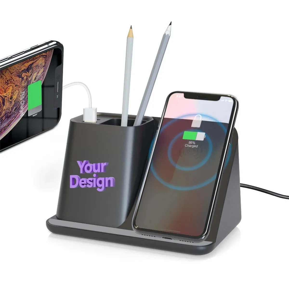 Wireless Charger with Pen Cup 1