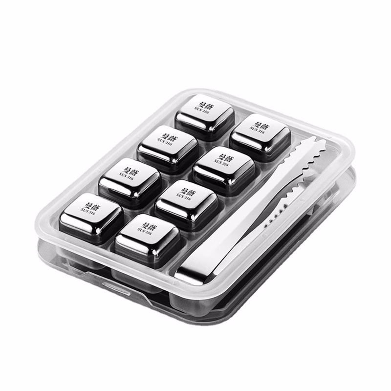 Reusable Square Stainless Steel Ice Cube