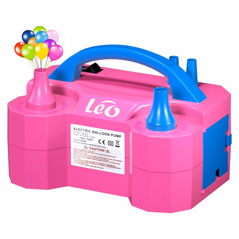 Electric double hole balloon inflation pump