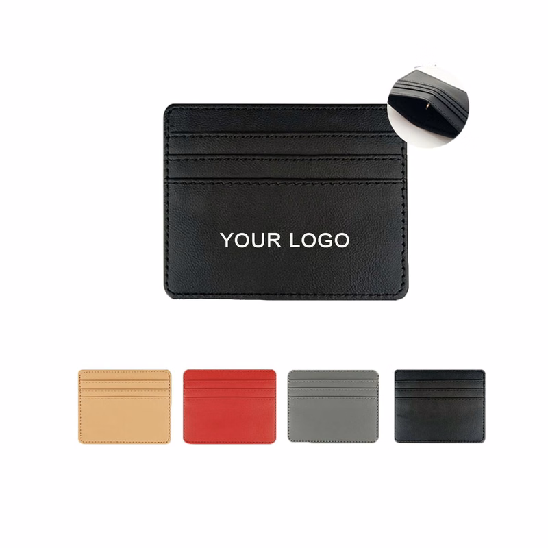 Multi-Slot High-Capacity Card Holder With Luxury Texture