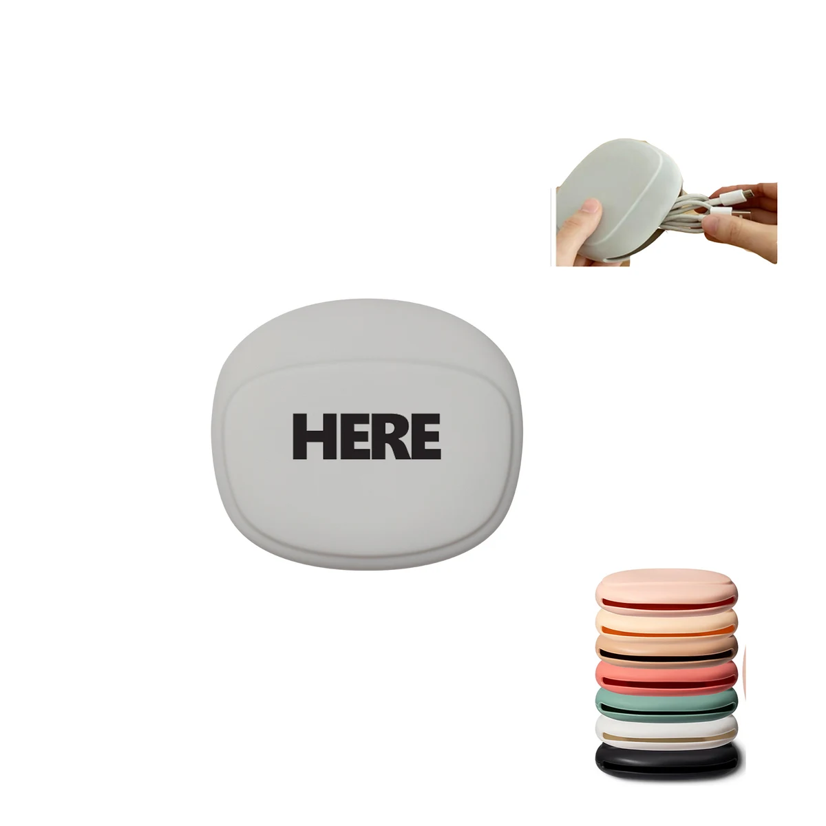 Portable Silicone Headphone Organizer 1