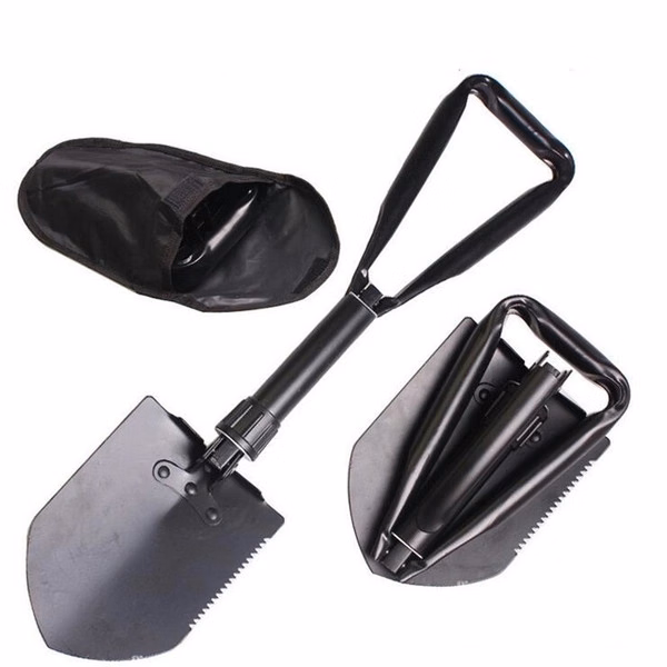 Foldable Shovel And Pickax With Carry Bag