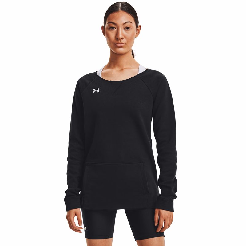 Women's UA Hustle Fleece Crew 