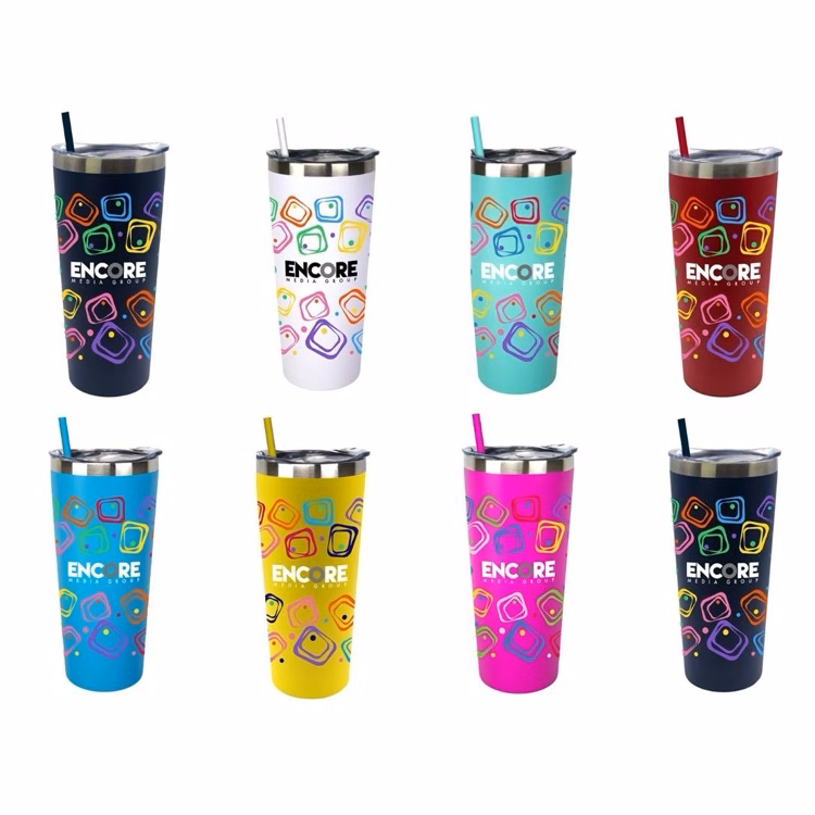 22 Oz. Kick Tumbler w/Slider Lid