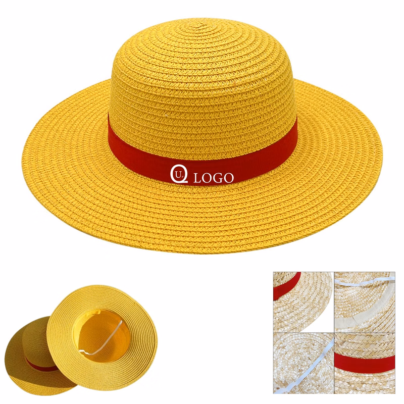 Luffy Straw Hat With String For Kids