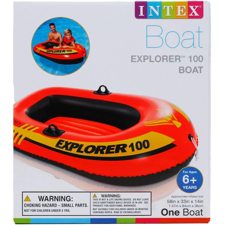 Intex Explorer 100 Inflatable Boats 58" x 33" 1