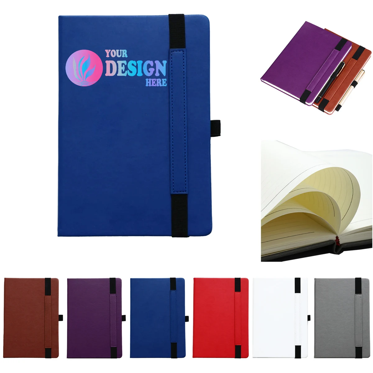 80 Pages Custom PU Notebook 1