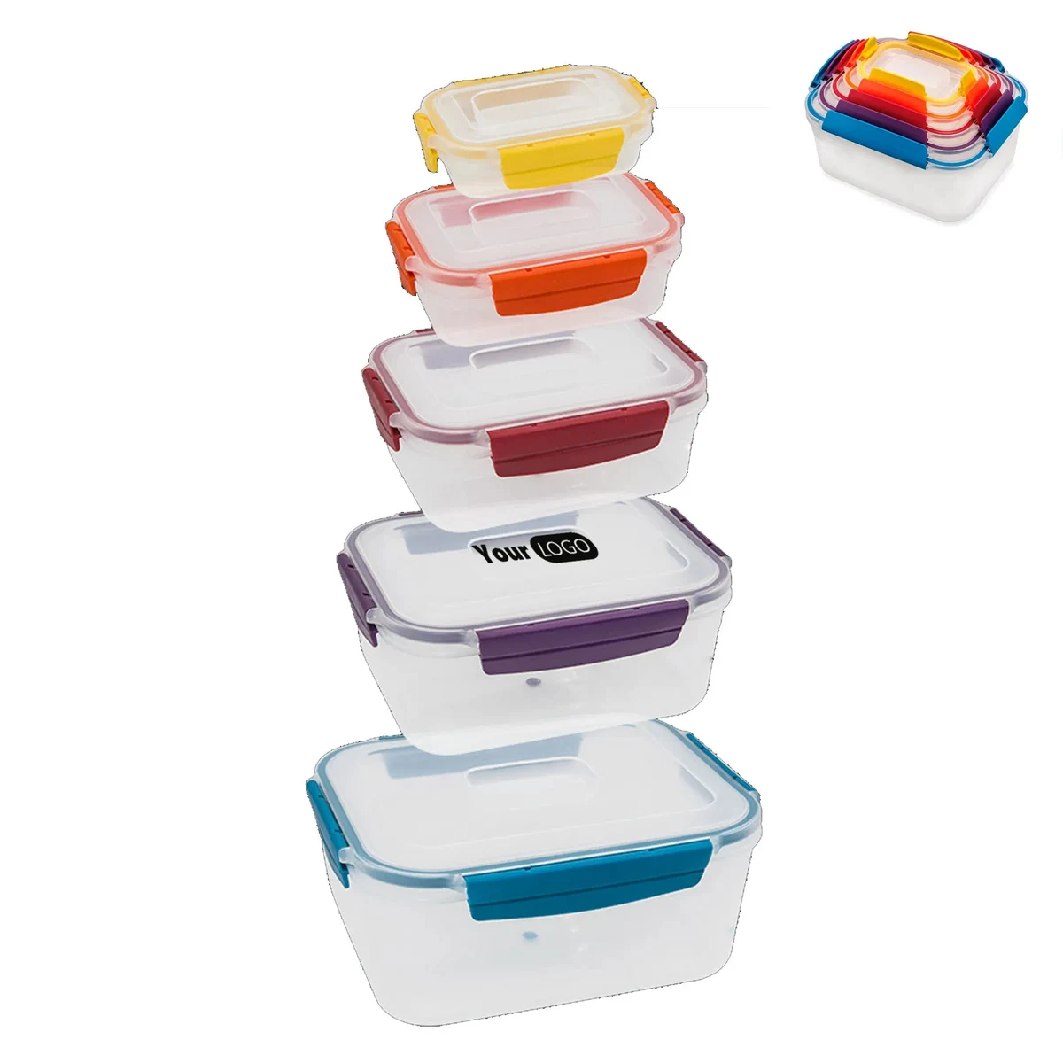 Five Piece Set Of Food Storage Box 1