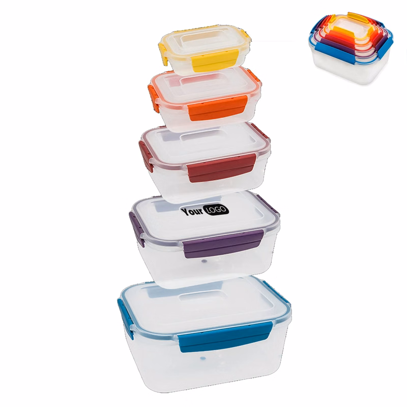 Five Piece Set Of Food Storage Box