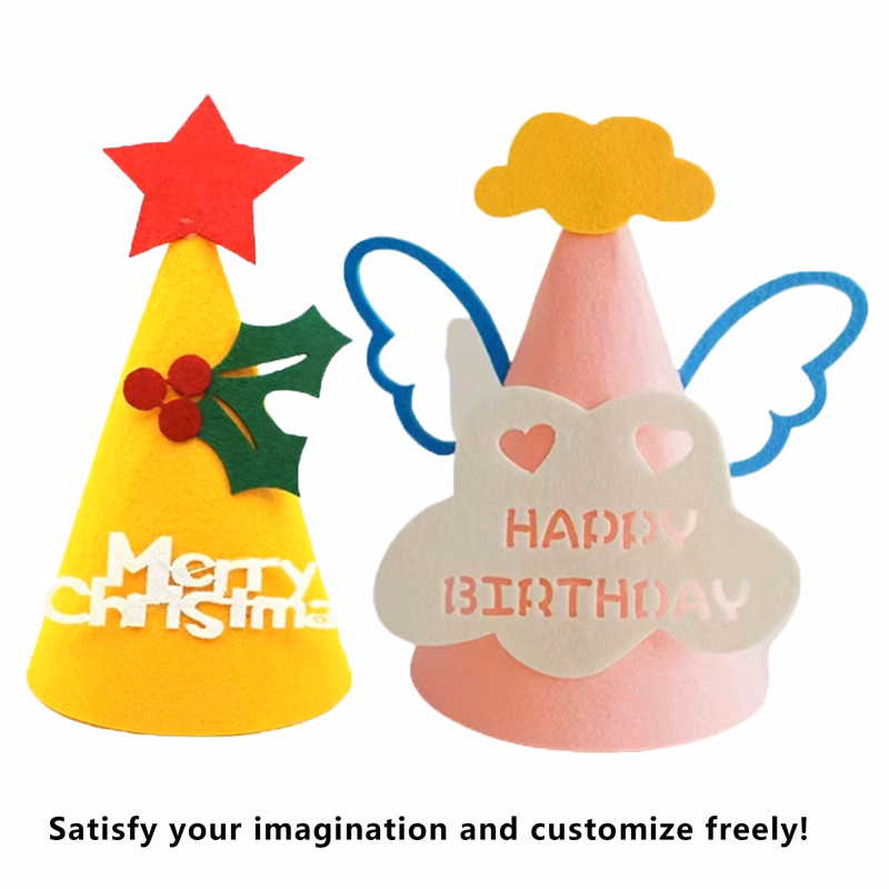 Personalized Felt Santa Hat